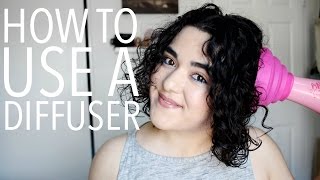 How To Use a Diffuser on CurlyWavy Hair  Laura Neuzeth [upl. by Ailam]