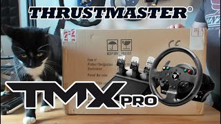 Thrustmaster TMX Pro UNBOXING SIM RACING HARDWARE [upl. by Eener]