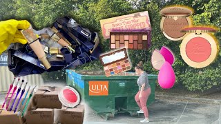 DUMPSTER DIVING AT ULTA  UNBELIEVABLE MAKEUP SCORE [upl. by Navek]