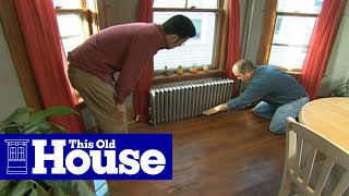 How to Quiet a Banging Steam Radiator  This Old House [upl. by Anitnatsnok]