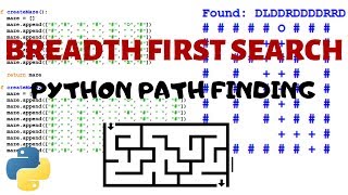 Python Path Finding Tutorial  Breadth First Search Algorithm [upl. by Erme]