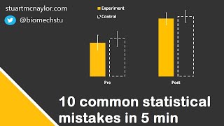 Ten Statistical Mistakes in 5 Min [upl. by Leatrice47]