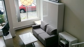 Murphysofa Review of Wall Bed Couch System [upl. by Clarice]