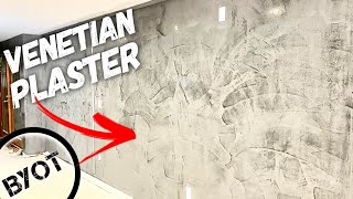 HOW TO APPLY VENETIAN PLASTER [upl. by Otrebla]