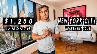 My Unbelievable 1250 New York City Apartment Tour [upl. by Harrad]