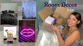 AFFORDABLE SHEIN ROOM DECOR HAUL 2021 [upl. by Carlynne735]