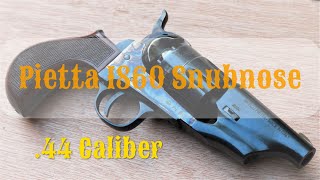 The Pietta 1860 44 Cal Snub Nose Revolver [upl. by Alad939]