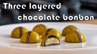 3 layered chocolate bonbon [upl. by Dlareg49]