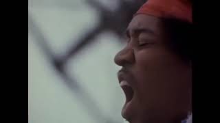 Jimi Hendrix National Anthem U S A Woodstock 1969 [upl. by Nibur]