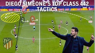 Diego Simeones 442 Top Class Tactics with Atletico Madrid [upl. by Teloiv]