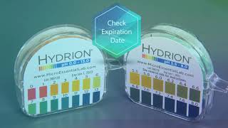 How to Use Hydrion pH Paper [upl. by Weslee]