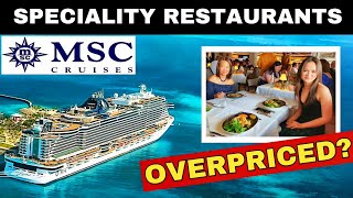 MSC Cruise Which Restaurants are Worth Paying for [upl. by Enegue]