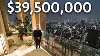 Inside a 39500000 New York City PENTHOUSE with Amazing City Views [upl. by Phillie768]