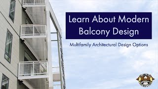 Modern Balcony Design with Prefabricated Aluminum Balconies [upl. by Berton]