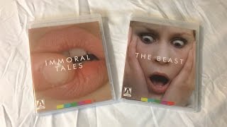 Immoral Tales  The Beast  Arrow Video 19741975 Blu Ray Unboxing Review [upl. by Warms376]