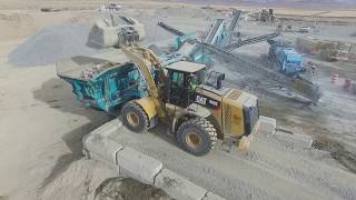 Rock Quarry Crushing Operations HD [upl. by Atilrahc]