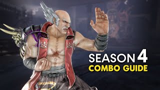 TEKKEN 7  Heihachi Mishima Combo Guide Season 4 [upl. by Weinshienk]