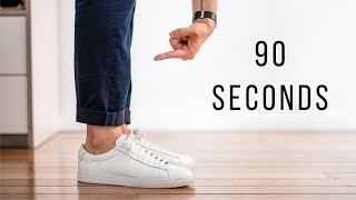 6 Ways To Wear Navy Chinos in 90 seconds [upl. by Fabio580]