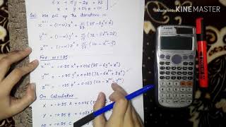 Successive Over Relaxation MethodSOR Method by using calculator in UrduHindi [upl. by Anida303]