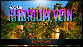 How to Farm Khorium Ore  WoW TBC Mining Route [upl. by Bridge]