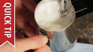 How to AutoFroth Milk for Lattes [upl. by Jeane]