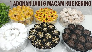 SUPER PRAKTIS 1 ADONAN JADI 6 MACAM KUE KERING [upl. by Yasdnyl260]