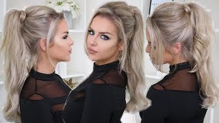 How To Easy Glam Ponytail [upl. by Anrev997]