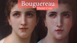 PORTRAIT PAINTING  Bouguereau Master Study quotPsychequot [upl. by Hnirt]