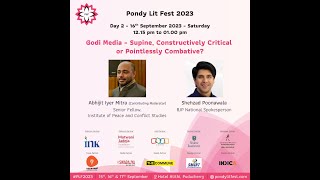 Godi Media  Pondy Lit Fest 2023 [upl. by Yemane899]