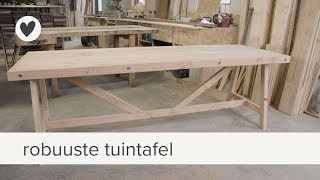 tuintafel  diy  vtwonen [upl. by Enial370]