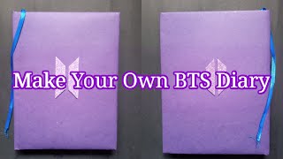 Make Your Own BTS Diary [upl. by Eohce1]