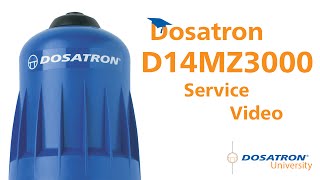 Dosatron D14MZ3000  14 GPM  Service Video [upl. by Salahcin]