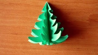 Lubię Tworzyć  Świąteczna choinka origami [upl. by Nodnarg]