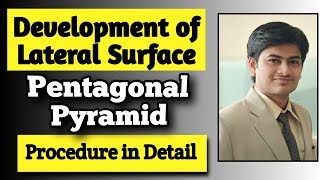 Development of Lateral Surface of Pentagonal Pyramid [upl. by Anitnuahs]