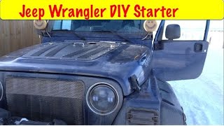 DIY Jeep Tj Wrangler Starter Replacement [upl. by Lange347]