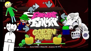 FRIDAY NIGHT FUNKIN GOLDEN APPLE IS NEAR IMPOSSIBLE FNF Golden Apple Mod  Story Mode [upl. by Ainiger]