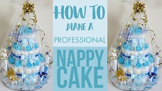 How To Make A Professional Nappy Cake [upl. by Dick]