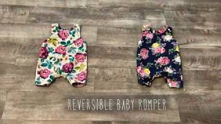 DIY REVERSIBLE BABY ROMPER  Sewing A Cute Baby Outfit  𝐓𝐡𝐢𝐬 𝐅𝐚𝐢𝐭𝐡𝐟𝐮𝐥 𝐇𝐨𝐦𝐞 [upl. by Ecirbaf71]