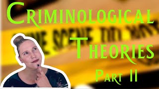 Criminological Theories with Examples from Movies PART 2 [upl. by Surazal944]