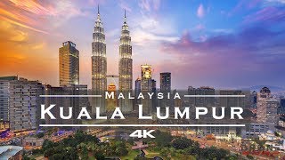 Kuala Lumpur Malaysia 🇲🇾  by drone 4K [upl. by Steffen]