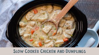 🍲 Crockpot Magic Chicken and Fluffy Dumplings 🌟 [upl. by Nace188]