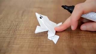 Kağıttan Zıplayan Kurbağa Yapımı Anlatımlı Origami A4 Kağıdı ile [upl. by Rettig]