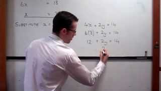 Solving Simultaneous Equations  Algebraic Method [upl. by Ijic]