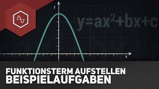 Funktionsterm aufstellen im ABI  Beispielaufgaben [upl. by Lerud]