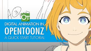 Digital Animation in OpenToonz A Quick Start Guide Animating a head turn [upl. by Adnahsat677]