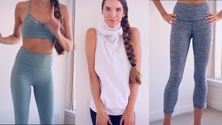 YOGAWORKOUT CLOTHING HAUL TRY ON [upl. by Forster]