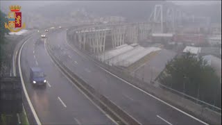 Ponte Morandi nuovo video subito prima del crollo [upl. by Eisnil]