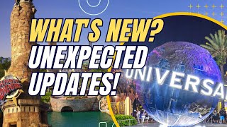 2 Park Update Whats New at Universal Orlando UNEXPECTED [upl. by Anicul]