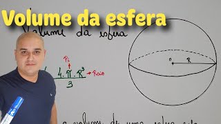 Geometria Espacial Volume da esfera [upl. by Ashwin]