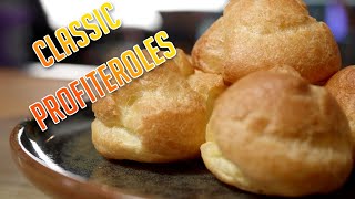 Classic Easy Recipe Profiteroles  Happychef [upl. by Cilla554]